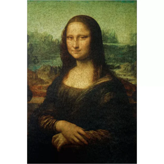 Un dipinto Unidragon Art Monna Lisa di Leonardo da Vinci.