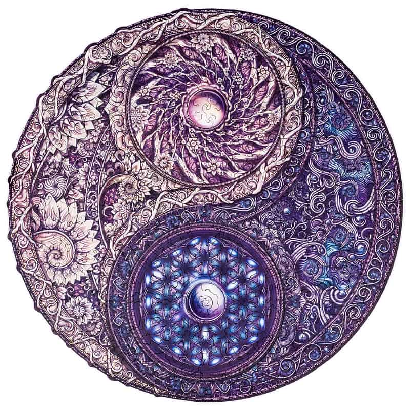 unidragon wooden puzzle jigsaw puzzle for adult mandala overarching opposites m 01