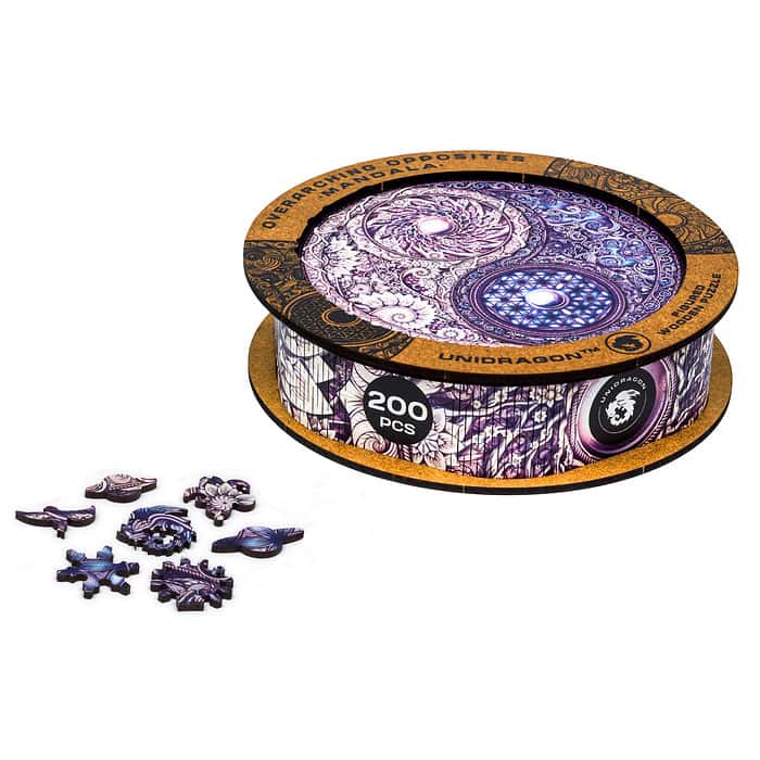 unidragon wooden puzzle jigsaw puzzle for adult mandala overarching opposites m 10