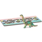 unidragon wooden puzzle jigsaw puzzle for kids woosaic dinosaurs diplodocus 08 540x