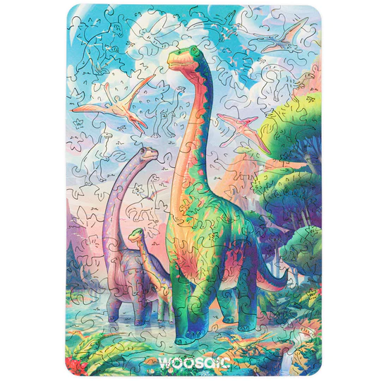 unidragon wooden puzzle jigsaw puzzle for kids woosaic dinosaurs diplodocus 10 540x