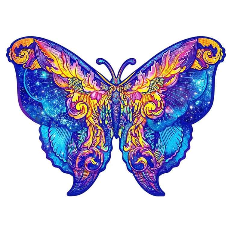 Intergalaxy Butterfly Unidragon Una farfalla intergalattica dal design intergalattico.