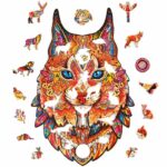 unidragon wooden puzzle jigsaw puzzle for adult gentle lynx s 2 1  700x700x 1296x