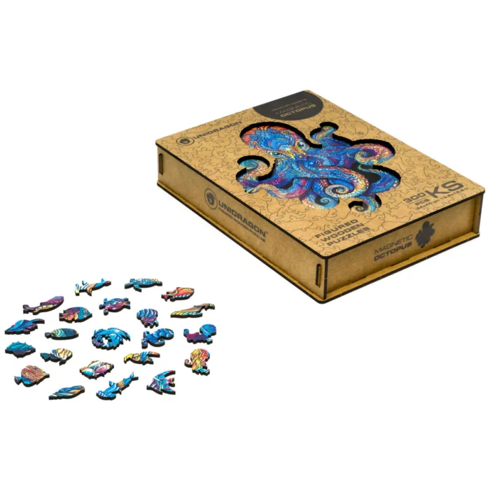 unidragon wooden puzzle jigsaw puzzle for adult magnetic octopus ks 04 1296x